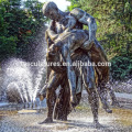 classic famous garden decoration bronze figure man and woman water fountain for outside piazza ornament